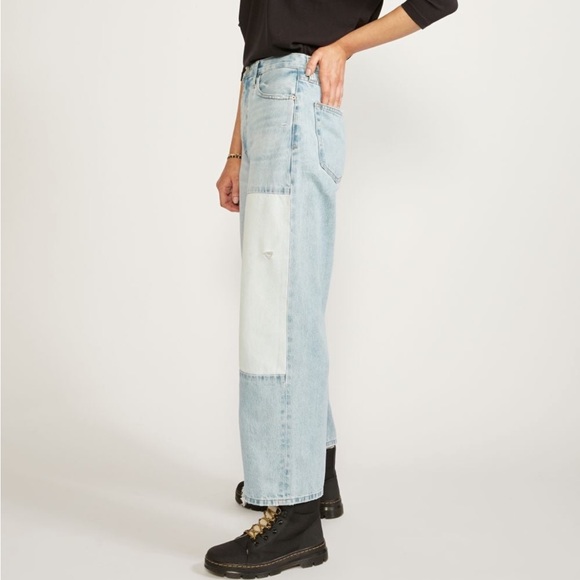 Etica Devin Rework Wide Leg Crop Jean - Picture 3 of 8